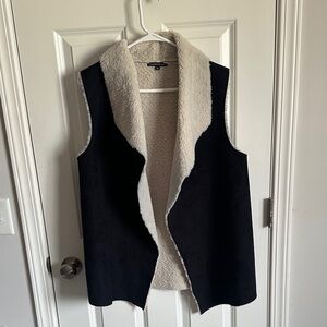 Elegant Black and Cream Women's Vest